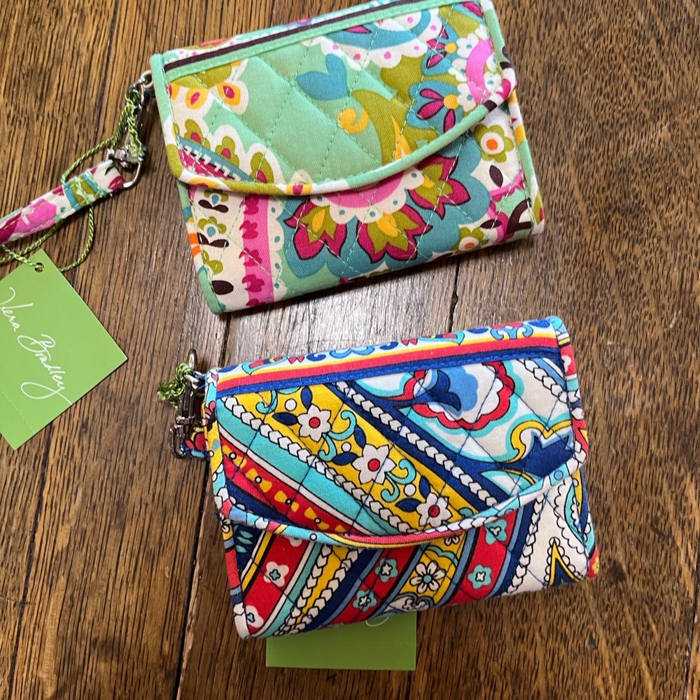 Two Vera Bradley Wristlets NWT